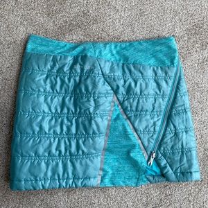 The perfect Apres Ski skirt!  Light Aqua Spyder skirt size 6